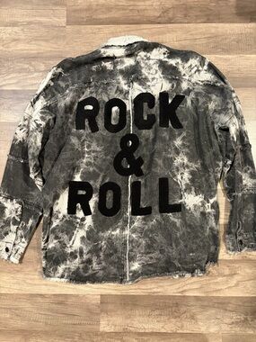 Rock And Roll Tie Dye Shirt
